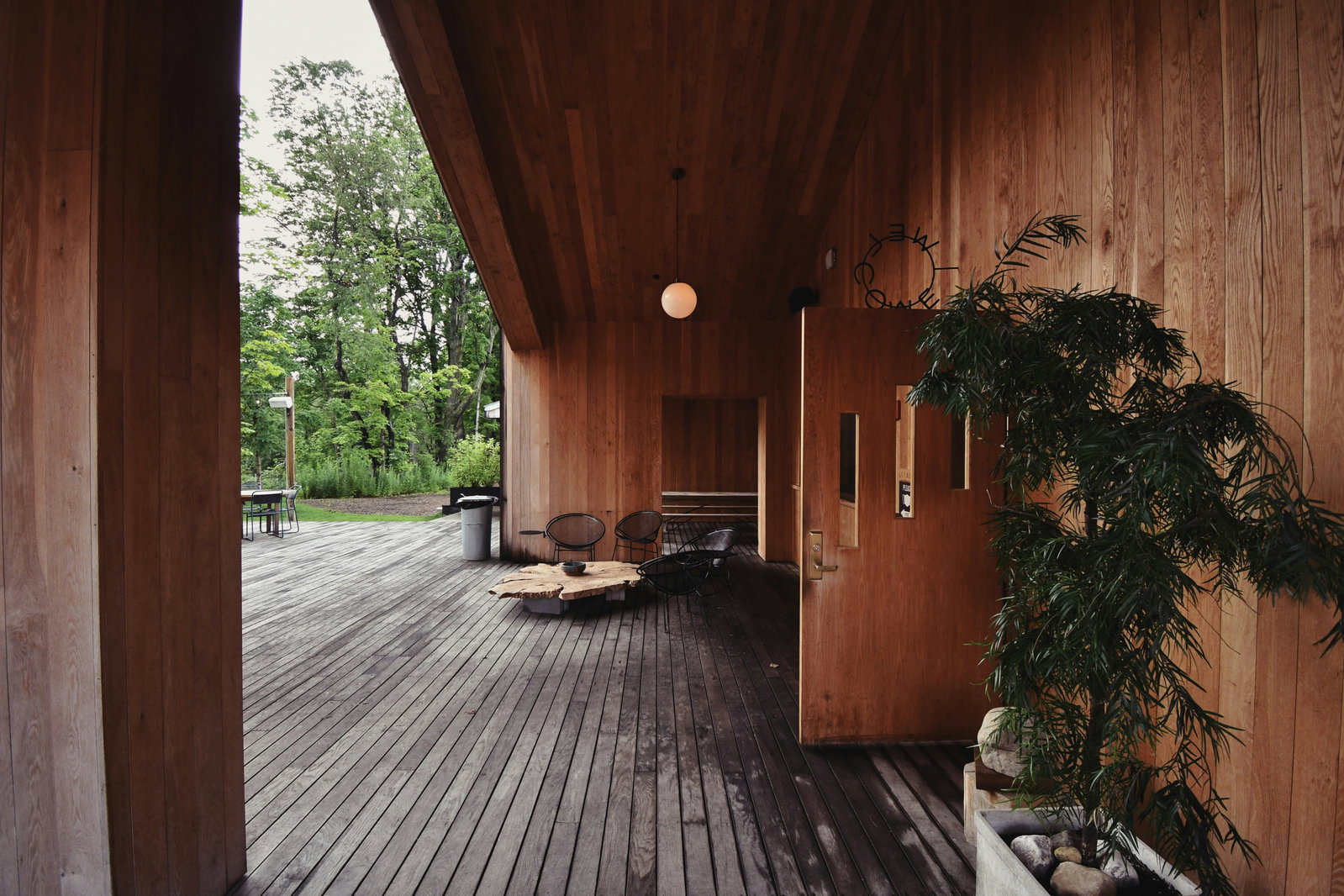 Hotel terrace